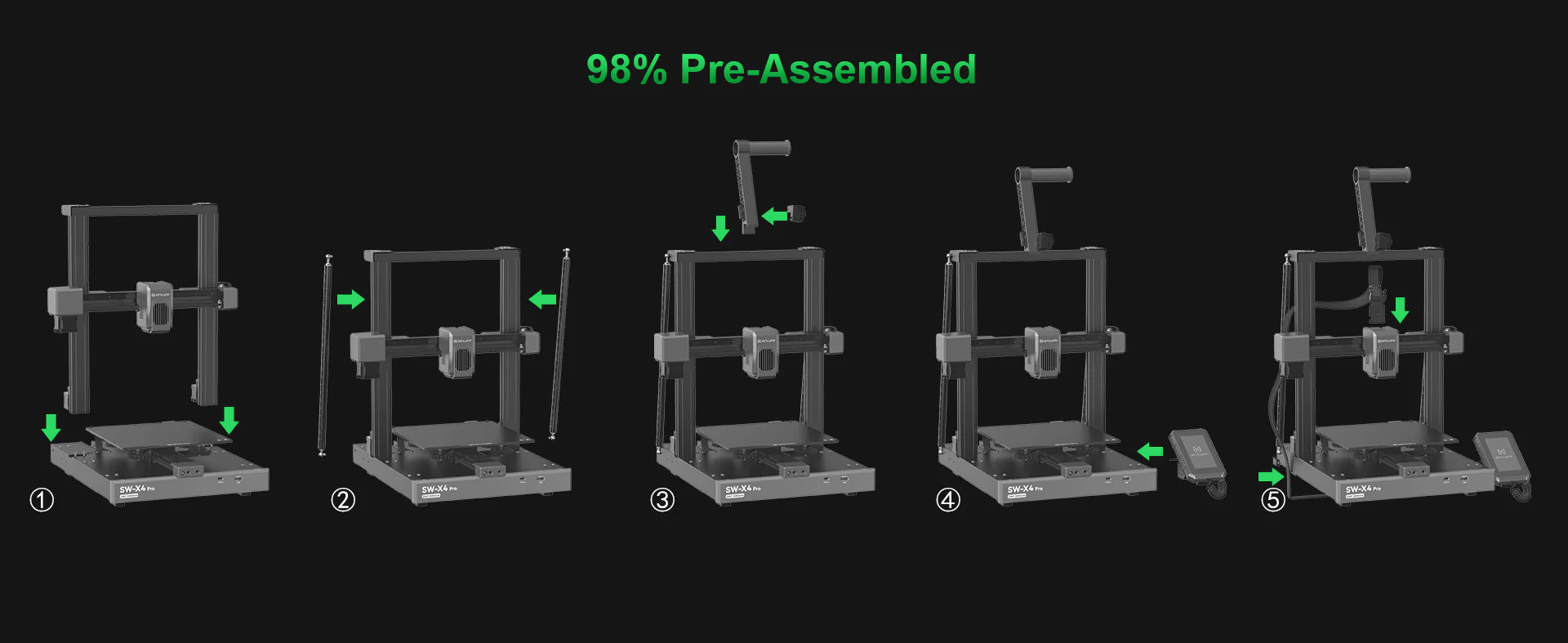 Artillery Sidewinder X4 Pro 3D Yazıcı 10