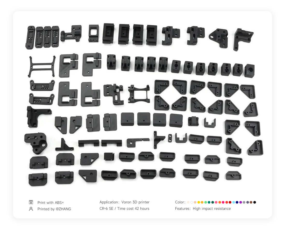 Esun ABS+ Filament Siyah